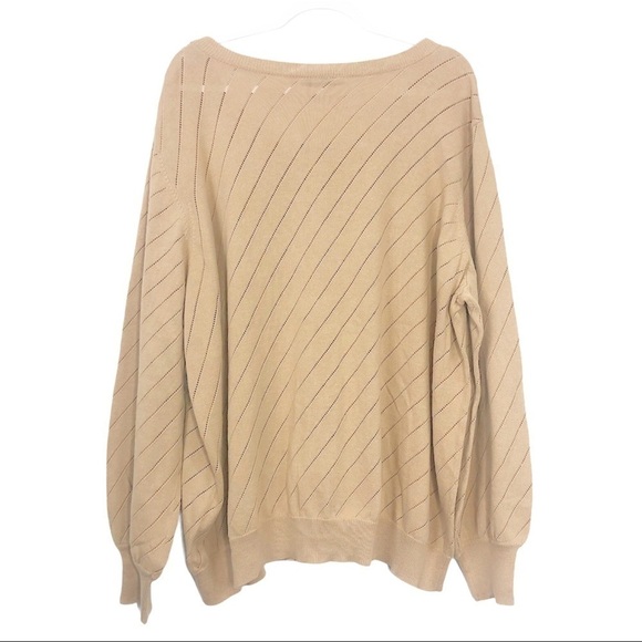 𝅺MODCLOTH Slant Get Enough Sweater Cardigan Sand NWT - Picture 3 of 13